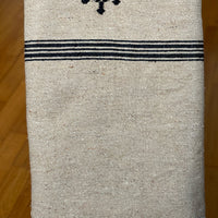 BERBER POM POM BLANKET- ALMOND BROWN