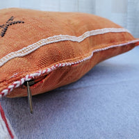 LUMBAR SABRA CACTUS SILK CUSHION COPPER