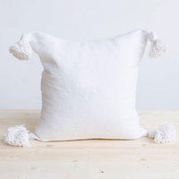 POM POM CUSHION WHITE