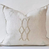 SABRA CACTUS SILK CUSHION BEIGE