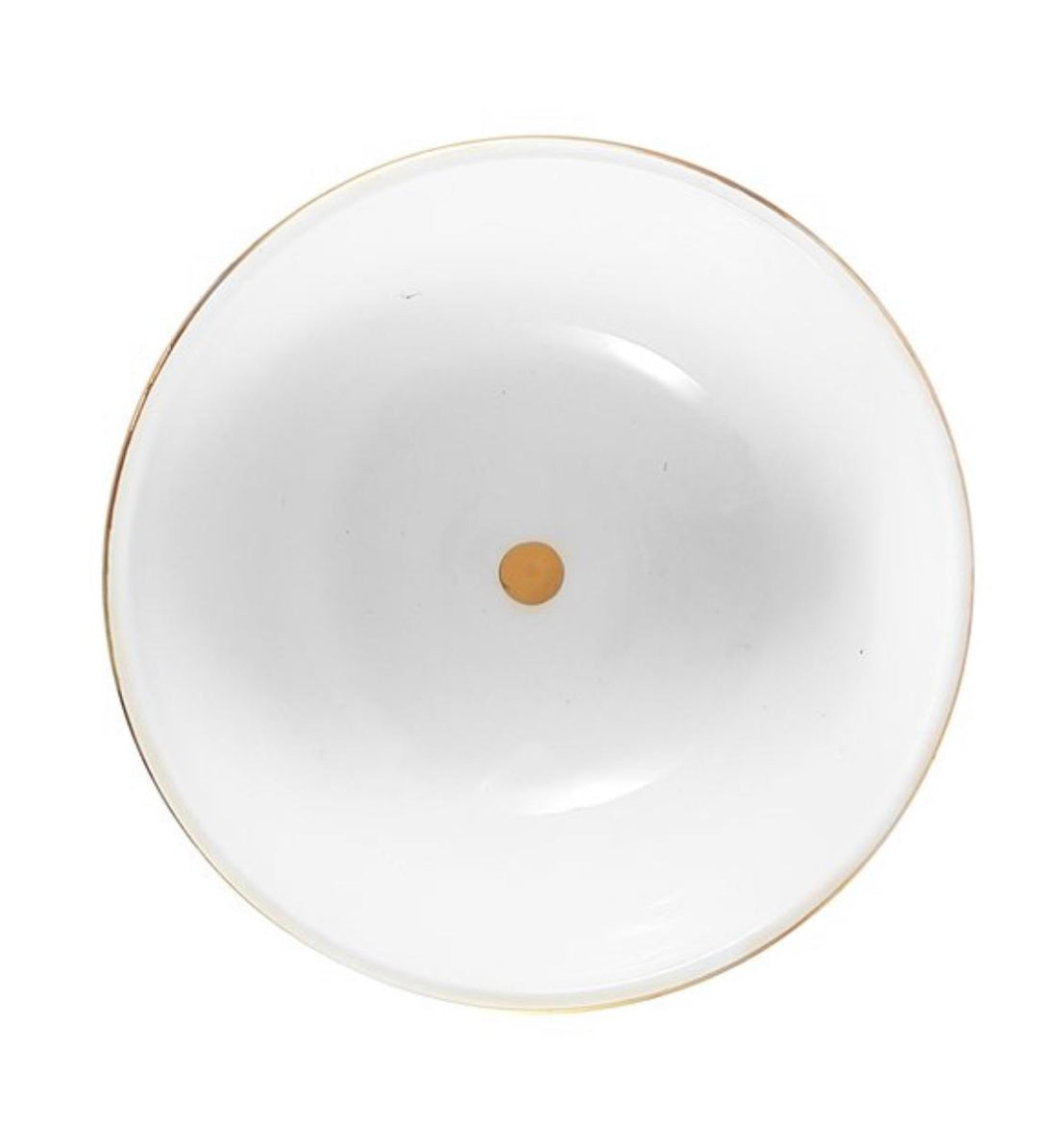 SALAD BOWLS WHITE & GOLD